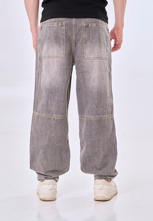 Mossimo Lennox Acid Gray Loose Fit Mid Rise Denim Jeans