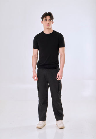 Mossimo Atlas Black 2in1 Loose Fit Cargo Pants to Shorts