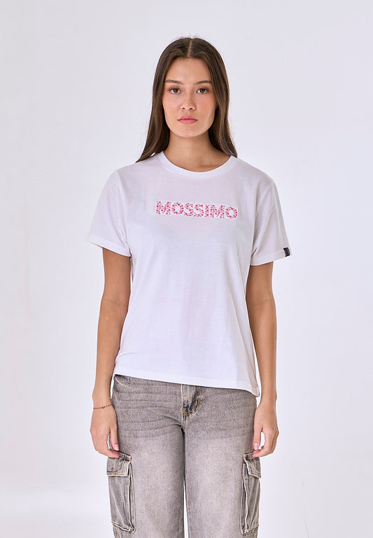 Mossimo Judith White Classic Fit Tee