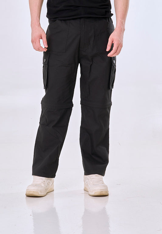 Mossimo Atlas Black 2in1 Loose Fit Cargo Pants to Shorts