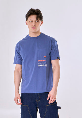 Mossimo Jaxon Blue Urban Fit Tee
