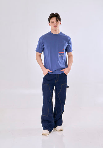 Mossimo Jaxon Blue Urban Fit Tee