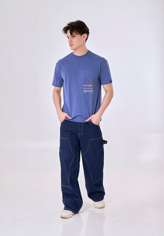 Mossimo Jaxon Blue Urban Fit Tee