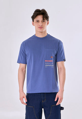 Mossimo Jaxon Blue Urban Fit Tee