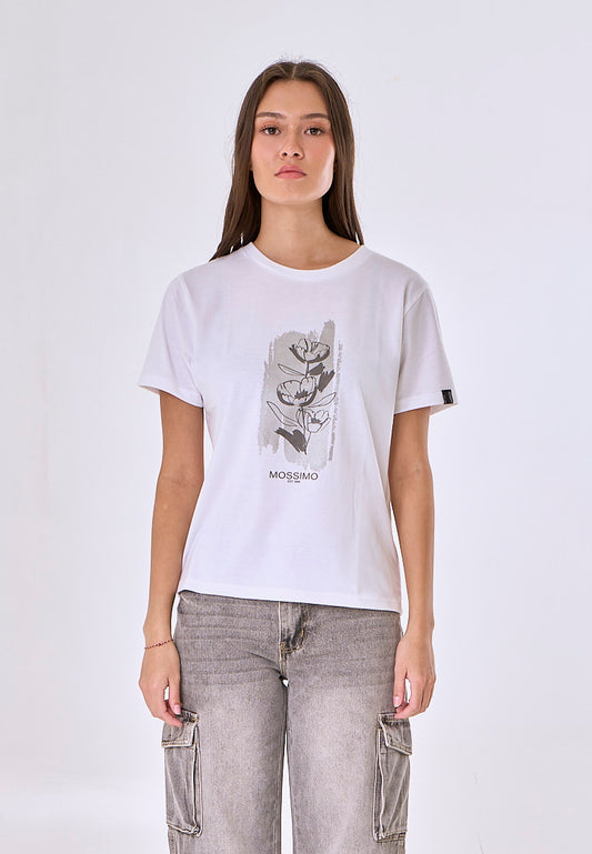 Mossimo Alaris White Classic Fit Tee