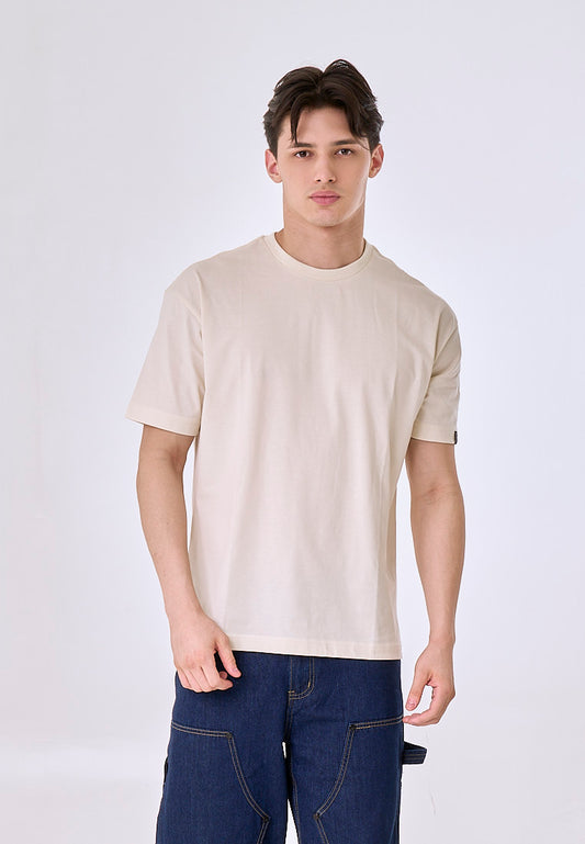 Mossimo Arthur Cream Urban Fit Tee