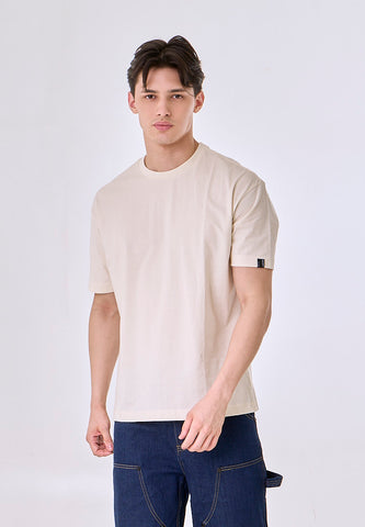 Mossimo Arthur Cream Urban Fit Tee
