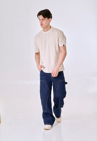 Mossimo Arthur Cream Urban Fit Tee