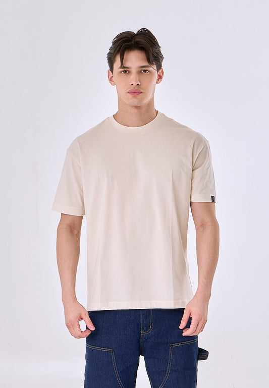 Mossimo Arthur Cream Urban Fit Tee