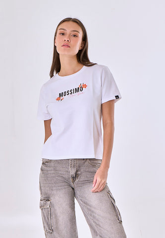 Mossimo Vivienne White Comfort Fit Tee