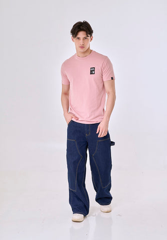 Mossimo Basil Pink Muscle Fit Tee