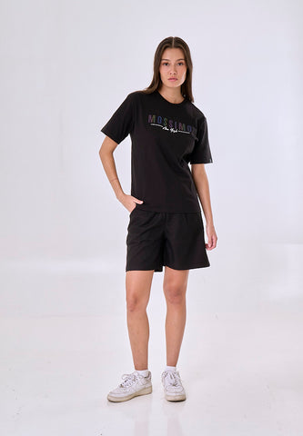 Mossimo Arlette Black Modern Fit Tee