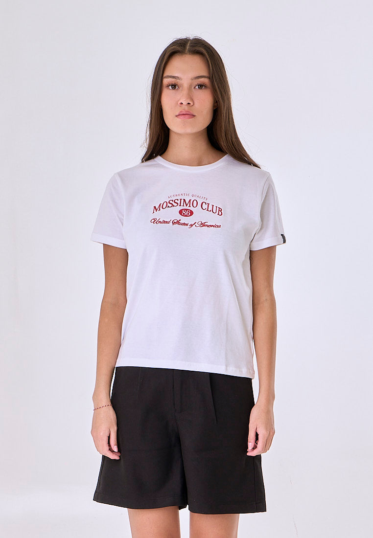 Mossimo Aisla White Classic Fit Tee
