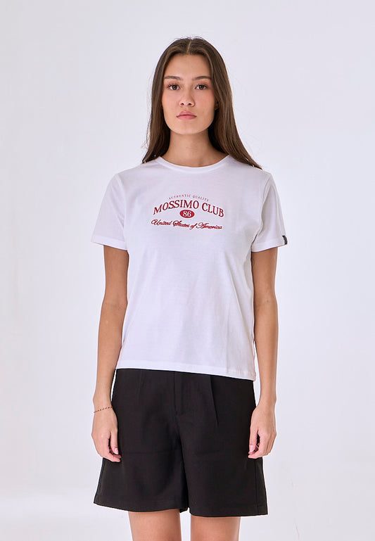 Mossimo Aisla White Classic Fit Tee