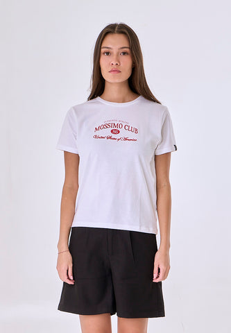 Mossimo Aisla White Classic Fit Tee