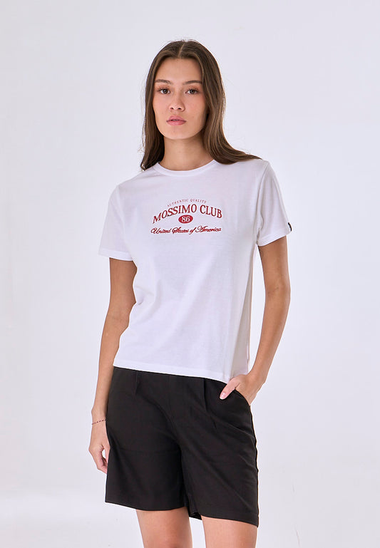 Mossimo Aisla White Classic Fit Tee
