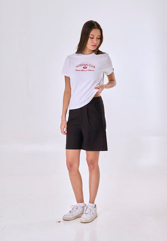 Mossimo Aisla White Classic Fit Tee