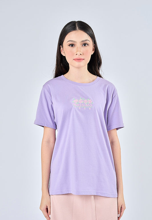 Mossimo Janina  Violet Tulip Classic Fit Tee