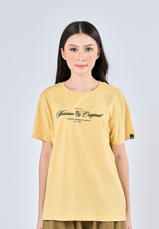 Mossimo Lexa Light Yellow Classic Fit Tee