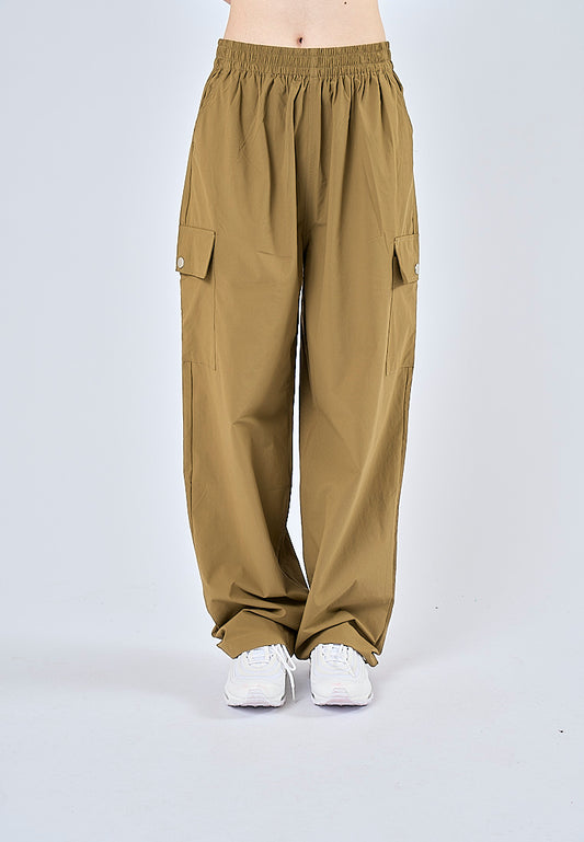 Mossimo Fritzie Olive Green Loose Cargo Parachute Pants