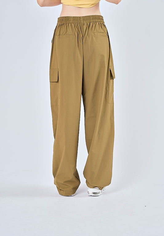 Mossimo Fritzie Olive Green Loose Cargo Parachute Pants