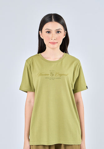 Mossimo Lexa Iguana Green Classic Fit Tee