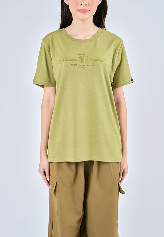 Mossimo Lexa Iguana Green Classic Fit Tee