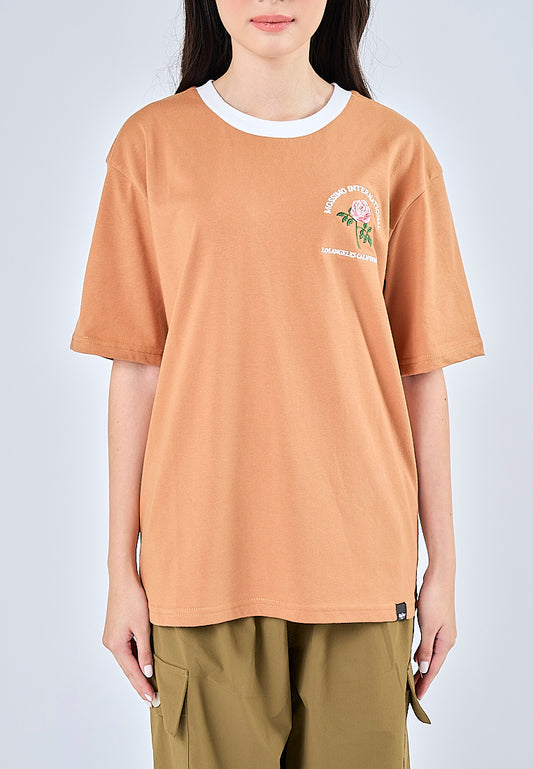 Mossimo Karla Almond Brown Modern Fit Tee