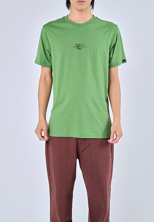 Mossimo Jethro Lime Green Muscle Fit Tee