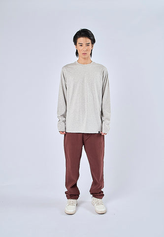 Mossimo Enzo Heather Gray Classic Fit Long Sleeves