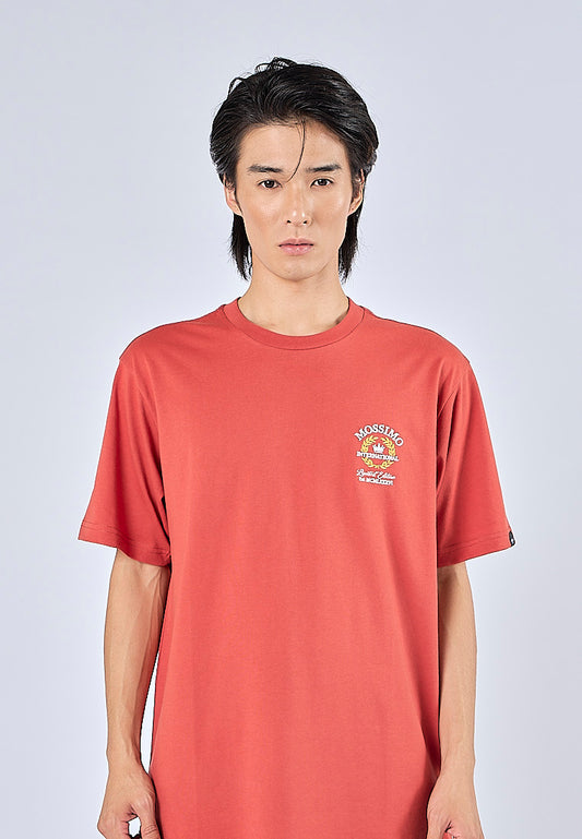 Mossimo Ivan Brick Red Comfort Fit Tee