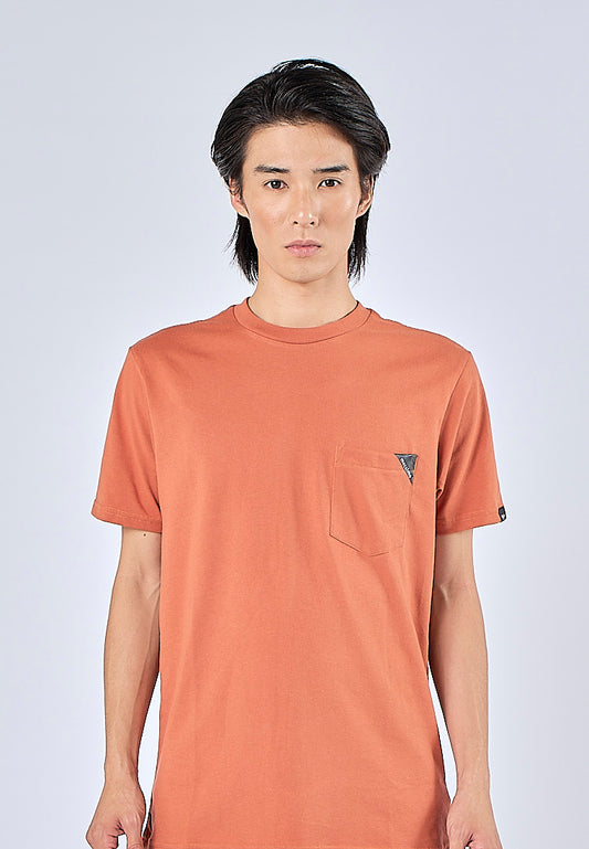 Mossimo Jm Nutshell Brown Classic Fit Tee