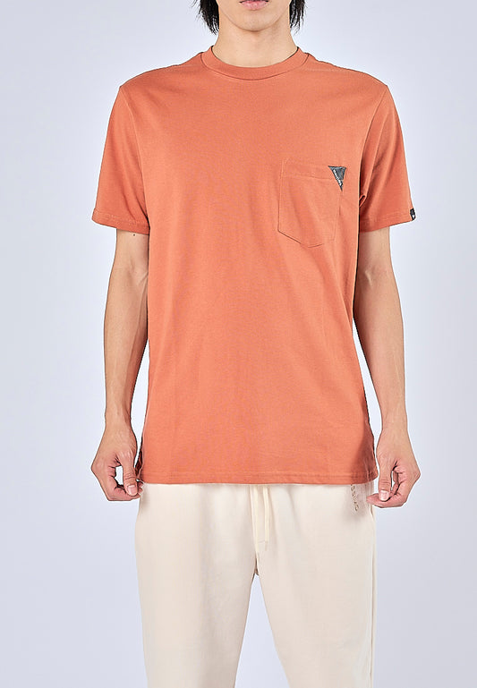 Mossimo Jm Nutshell Brown Classic Fit Tee