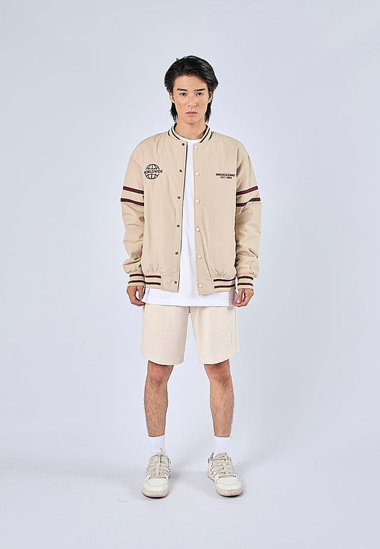 Mossimo Inigo Beige Bomber Loose Jacket