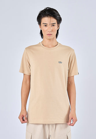 Mossimo Xander Beige Muscle Fit Tee