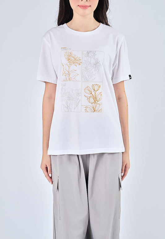 Mossimo Amelia White Classic Fit Tee