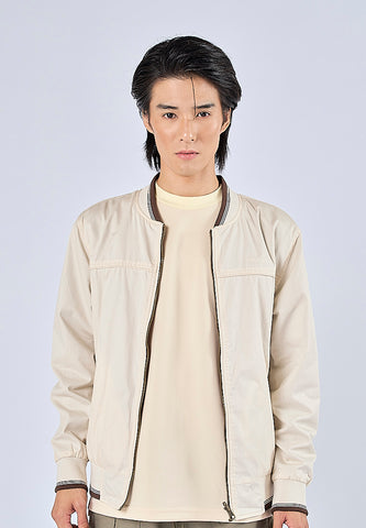 Mossimo Calix Beige Brown Modern Reversible Jacket