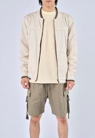 Mossimo Calix Beige Brown Modern Reversible Jacket