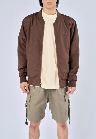 Mossimo Calix Beige Brown Modern Reversible Jacket