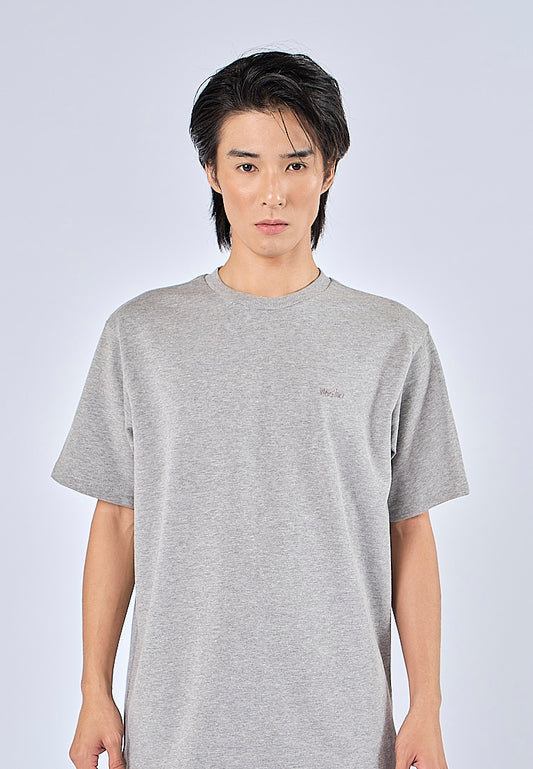 Mossimo Macky Light Gray Round Neck Fashion Top