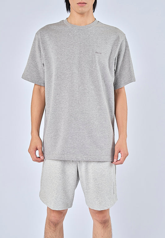 Mossimo Macky Light Gray Round Neck Fashion Top