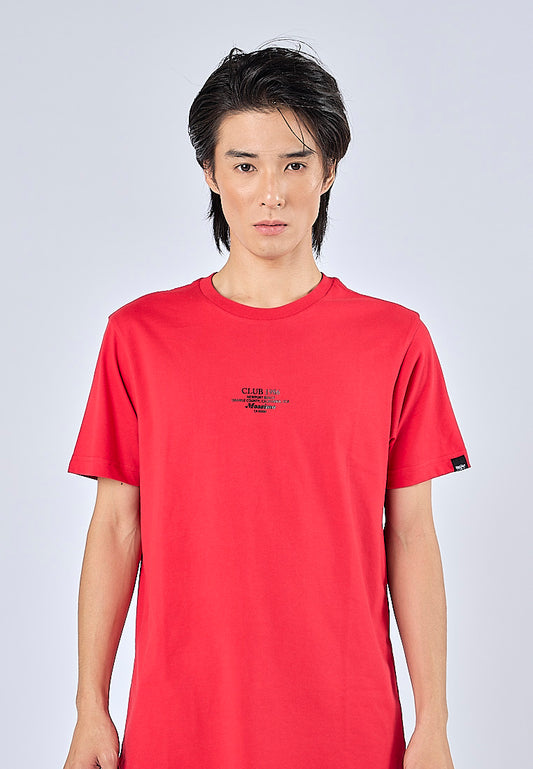 Mossimo Jethro Red Muscle Fit Tee