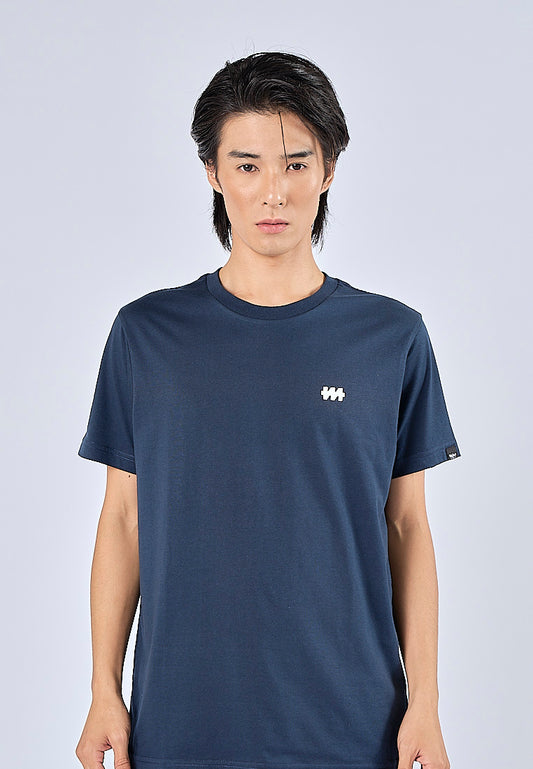 Mossimo Albert Dark Blue Muscle Fit Tee