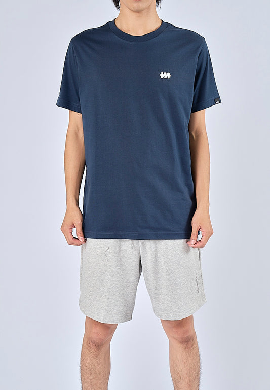 Mossimo Albert Dark Blue Muscle Fit Tee