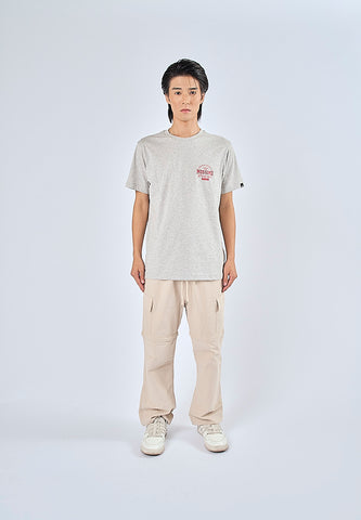 Mossimo Ezekiel Heather Gray Muscle Fit Tee