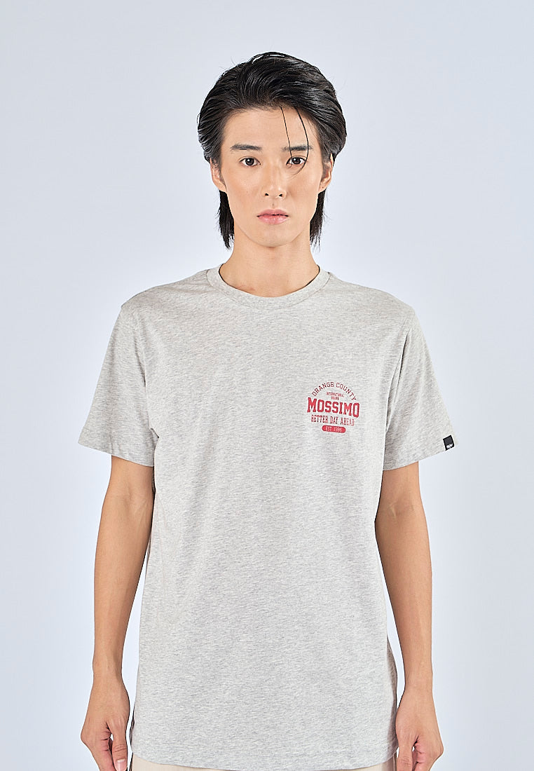 Mossimo Ezekiel Heather Gray Muscle Fit Tee