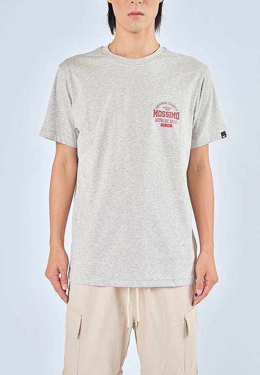 Mossimo Ezekiel Heather Gray Muscle Fit Tee