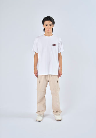 Mossimo Axel White Premium Classic Fit Tee