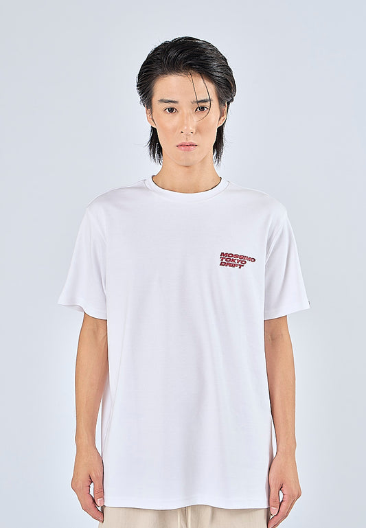 Mossimo Axel White Premium Classic Fit Tee