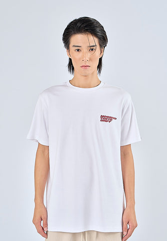 Mossimo Axel White Premium Classic Fit Tee